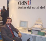 Carlo Luigi Caimi presenta CyberDoc - piattaforma per l'archiviazione informatizzata degli atti notarili - a TicinoInformatica