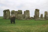 Biancamaria e Carlo Luigi Caimi a Stonehenge (GB)